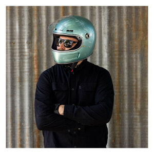 Biltwell Gringo SV helmet metallic sea foam Size 2XL