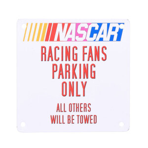 Army Surplus Nascar Racing fans Metal plate with magnet