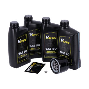 MCS, engine oil service kit. SAE 50, L82-84 FL Shovel; L82-84 FX Shovel