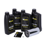 MCS, engine oil service kit. 20W50 Synthetic, 91-98 Dyna