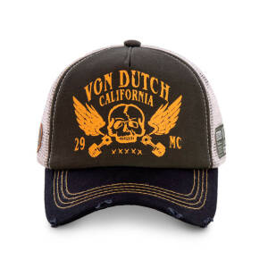 Von Dutch Crew cap black/orange One size fits most