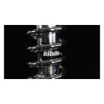 Bitubo, WME dual shock absorber set. Chrome. 306mm