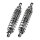 Bitubo, WME dual shock absorber set. Chrome. 306mm