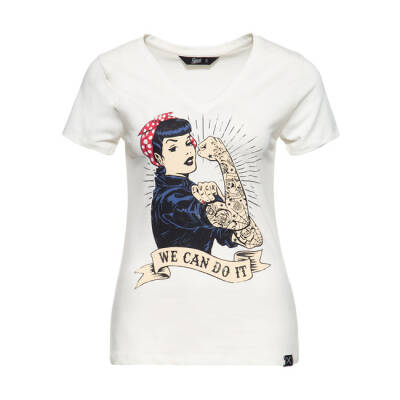 Queen Kerosin We Can Do It t-shirt off white Size XS