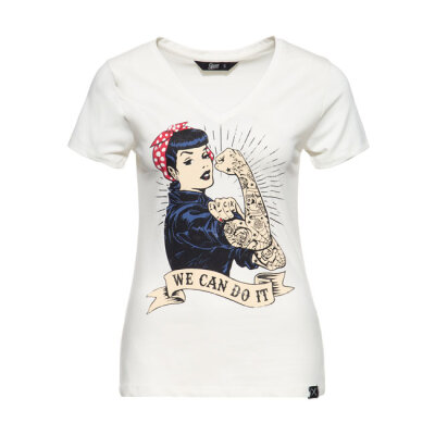 Queen Kerosin We Can Do It t-shirt off white Size M