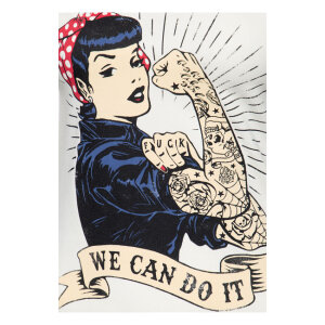 Queen Kerosin We Can Do It t-shirt off white Size M