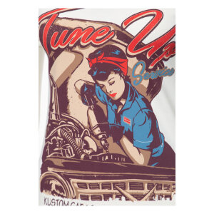 Queen Kerosin Tune Up t-shirt off white Size L