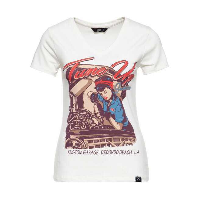 Queen Kerosin Tune Up t-shirt off white Size 2XL