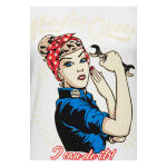 Queen Kerosin Motor Queen I Can Do It t-shirt off white Size L