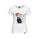 Queen Kerosin Motor Queen I Can Do It t-shirt off white...
