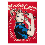 Queen Kerosin Motor Queen I Can Do It t-shirt red Size XL
