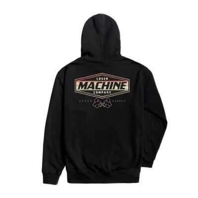 Loser Machine Overdrive-serape hoodie black Size L