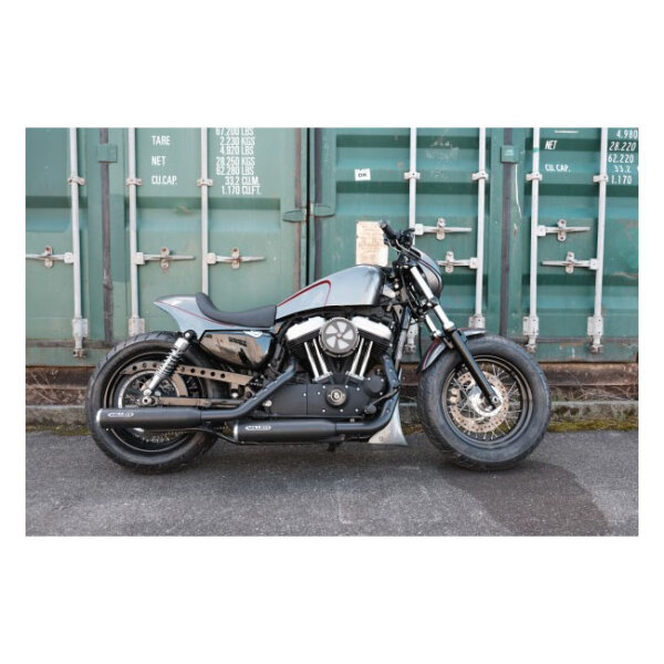 ** Miller, Silverado III slip-on mufflers. Euro 4. Matte...