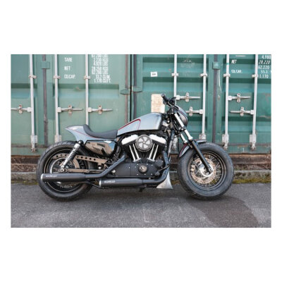 ** Miller, Silverado III slip-on mufflers. Euro 4. Matte black