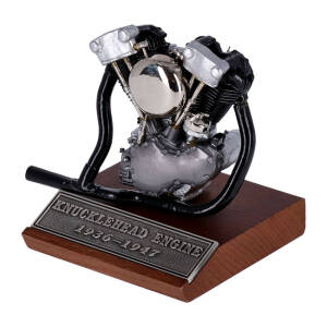 V-Twin Mfg, cast pewter motor model V-Twin engines