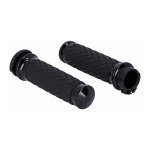 Avon grip set, Diamond Contour Air SS. Domed. Black