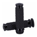 Avon grip set, Diamond Contour Air SS. Domed. Black