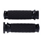 Avon grip set, Diamond Contour Air SS. Domed. Black