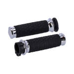 Avon grip set, Diamond Contour Air SS. Domed. Chrome