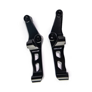 Kraus, front 100mm radial caliper mount set. Black