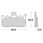 SBS, brake pads. Street Excel Sinter
