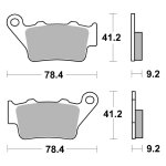 SBS, brake pads. Street Excel Sinter. Rear