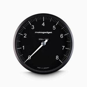 Motogadget, Chronoclassic 2 Tacho Face. 8000 RPM. Black B