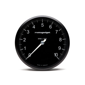 Motogadget, Chronoclassic 2 Tacho Face. 10.000RPM. Black B