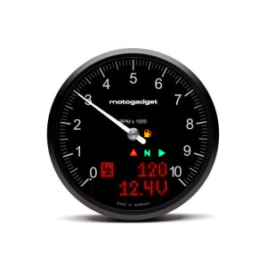Motogadget, Chronoclassic 2 Tacho Face. 10.000RPM. Black B