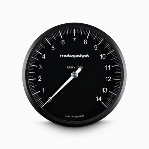 Motogadget, Chronoclassic 2 Tacho Face. 14.000RPM. Black B