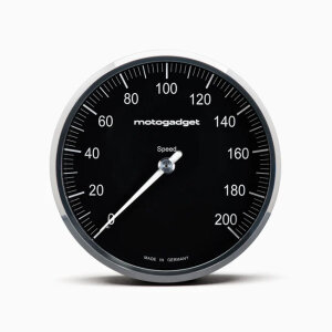Motogadget, Chronoclassic 2 Speedo Face. Polished bezel