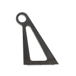 Killer Custom, license plate bracket. Black