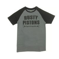 Rusty Pistons Burney t-shirt grey/black Size M