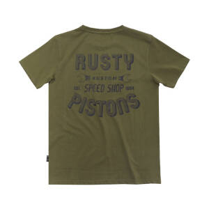 Rusty Pistons Hulton t-shirt khaki Size L