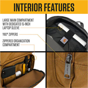 Carhartt Classic Single backpack carhartt® brown Size 30;5 x 44;5 x 22;2 cm
