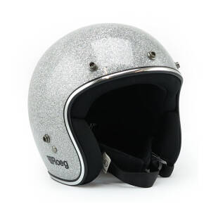Roeg JETT helmet Disco ball silver Size XS