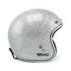 Roeg JETT helmet Disco ball silver Size XL