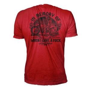 Lethal Threat In Memory t-shirt red/black Size 2XL