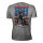 Down-n-Out Freedom Rider t-shirt american flag grey Size S