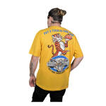 Down-n-Out Tiger In Your Tank t-shirt yellow Size L