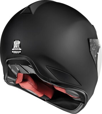 Helmet Domn Rub Bk Sm