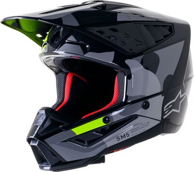 Helmet Sm5 Rov2 Gy/ylw Xl
