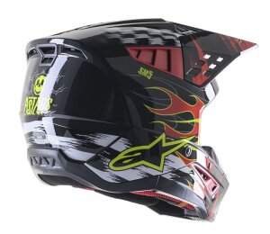 Helmet Sm5 Rash Red/g L