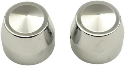 Caps Axle Elite Chr 25mm