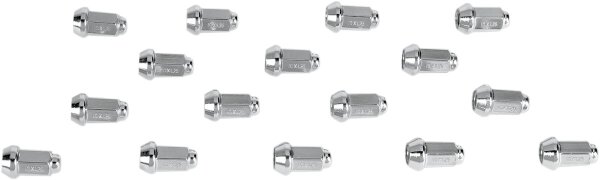 Lugnut Chr 10mmx1.25 Tapr 16p