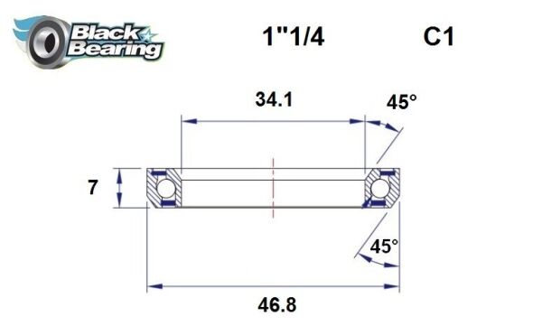 Hb 34.1x46.8x7mm 45 /45