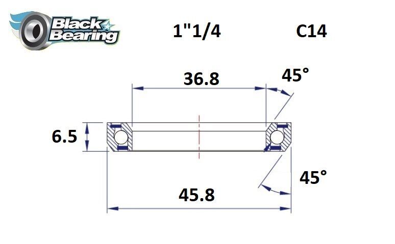 Hb 36.8x45.8x6.5mm 45 /45