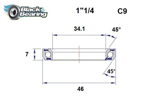 Hb 34.1x46x7mm 45 /45