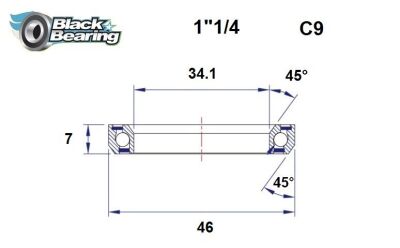 Hb 34.1x46x7mm 45 /45
