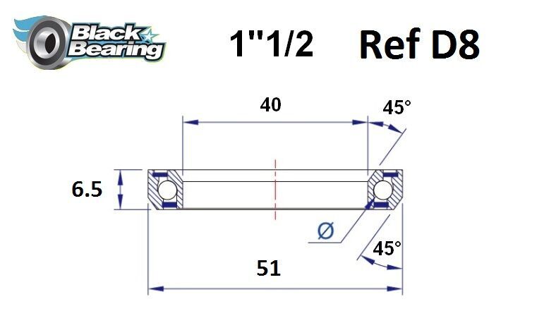 Hb 40x51x6.5mm 36 /45